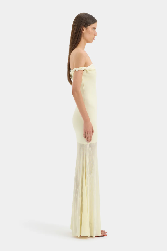Sir the Label Ella Off Shoulder Twist Dress Size 10