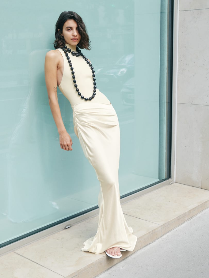 Henne Soraia Dress in Butter Size 8,10