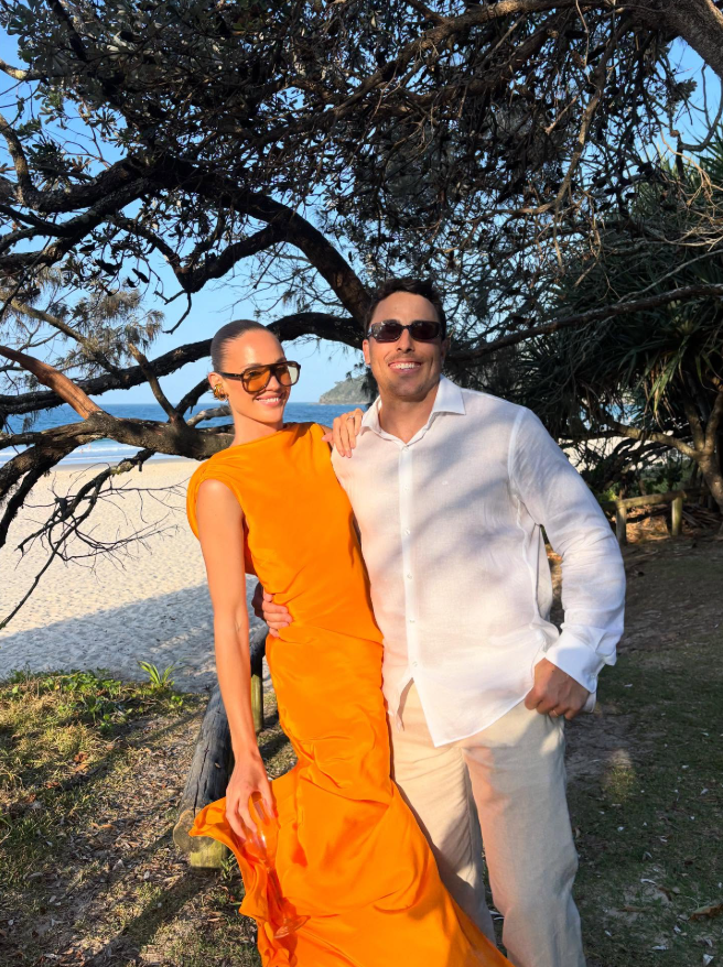 Sir the Label Isla Cowl Back Dress Orange Size 10