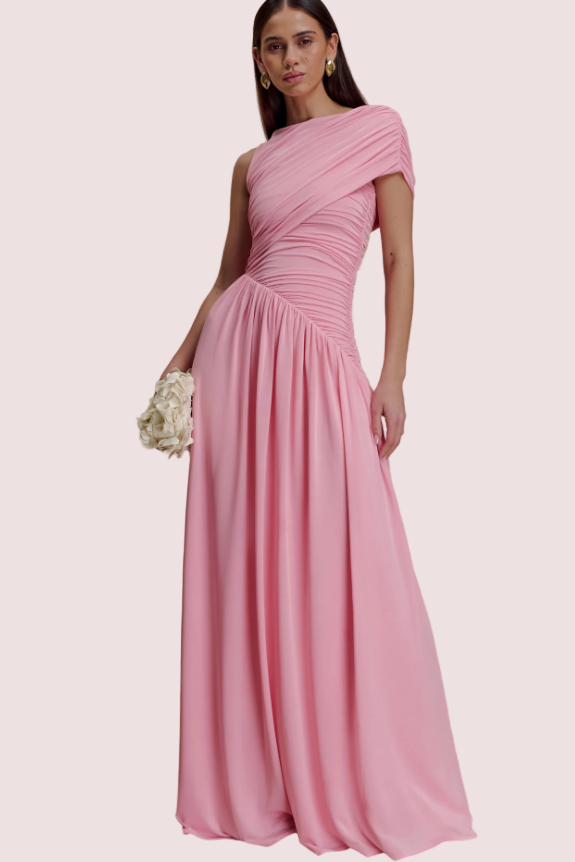 Misha Ayeshya Maxi Dress Candy Pink Size 10