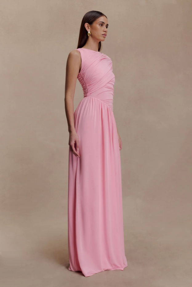 Misha Ayeshya Maxi Dress Candy Pink Size 10