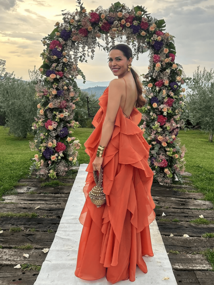 Aje Pandorea Gown Clay Size 6