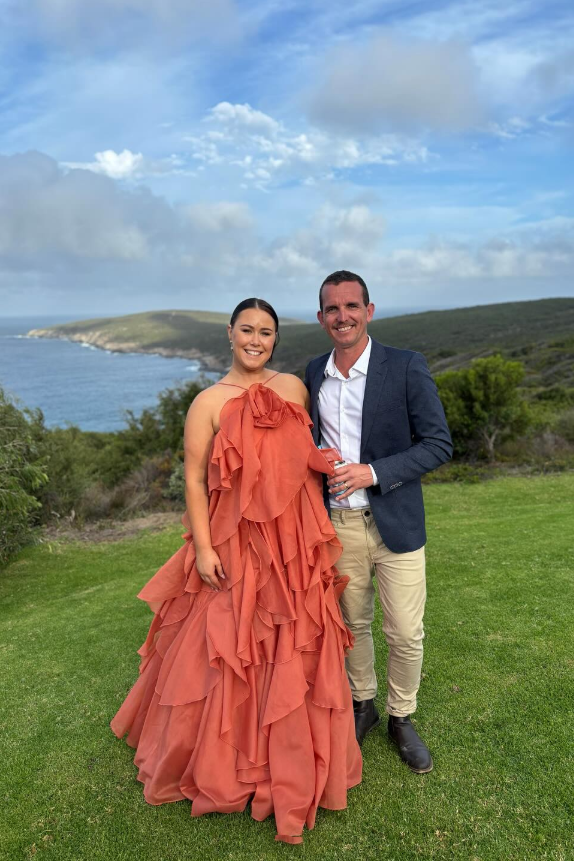 Aje Pandorea Gown Clay Size 6