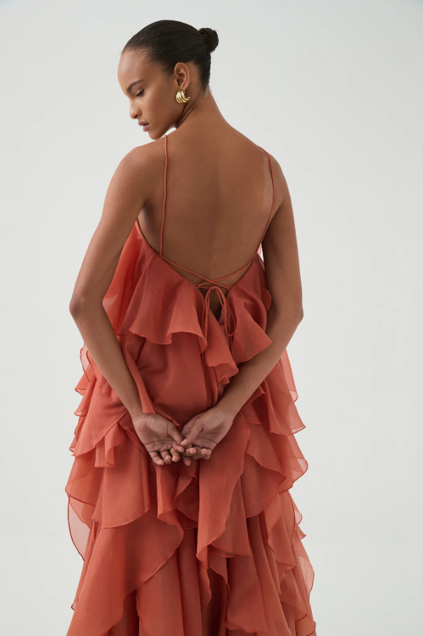 Aje Pandorea Gown Clay Size 6