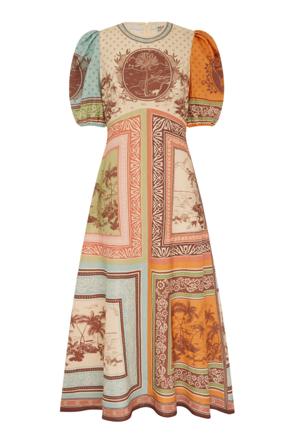 Alemais Alberta Midi Dress Size 12