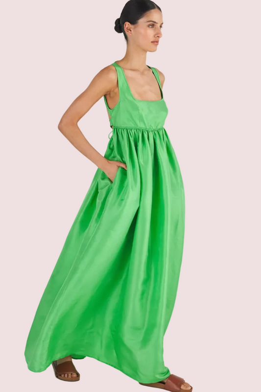 green oroton dress Oroton - Bow Detail Gown - Green