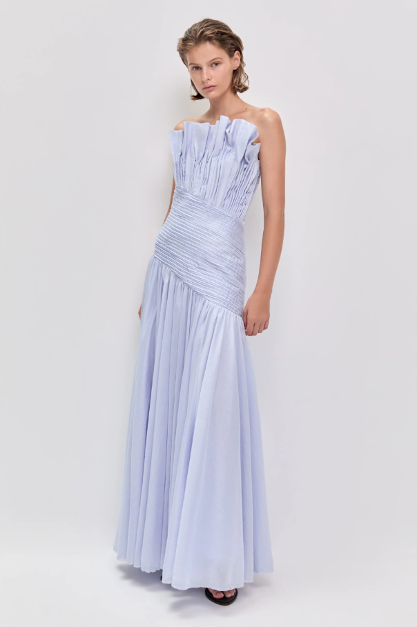 Aje Aquiline Gown Blue Size 10