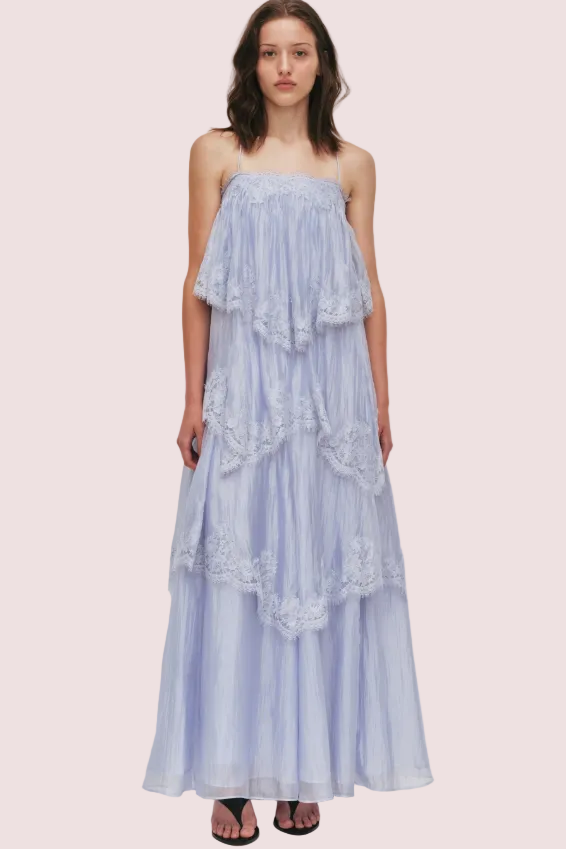 Aje Ophelia Gown Blue Size 10