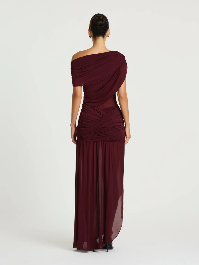 Benni Otto Maxi Dress Plum Size 8,10
