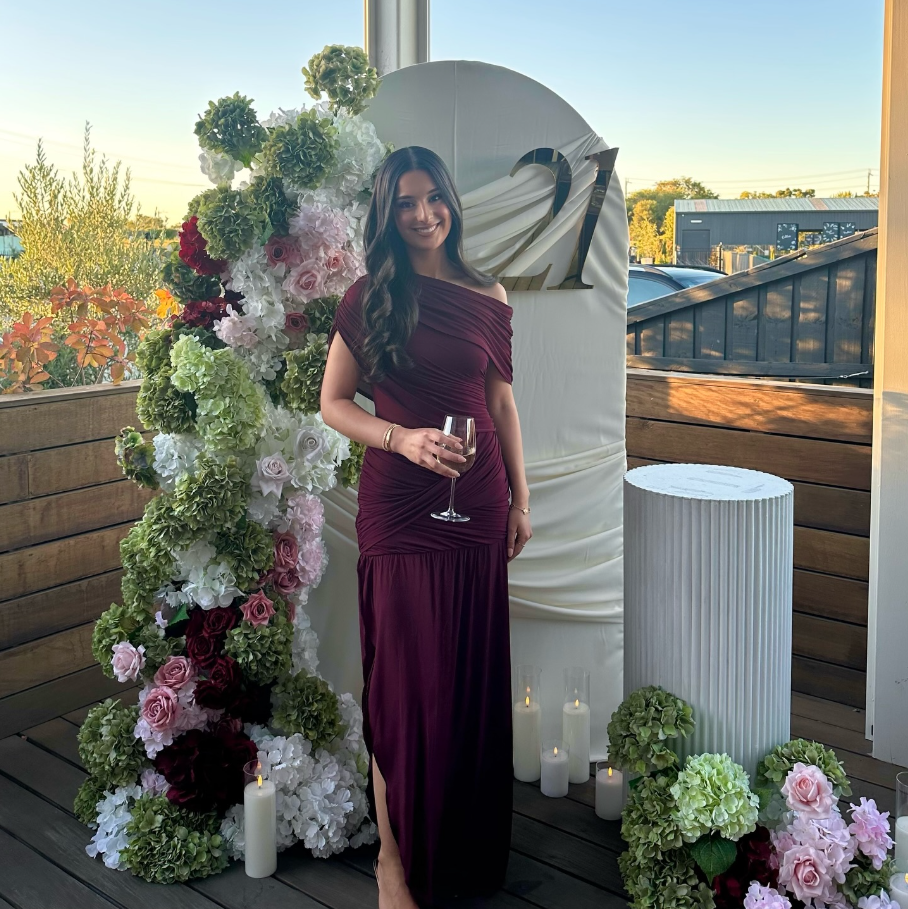 Benni Otto Maxi Dress Plum Size 8,10