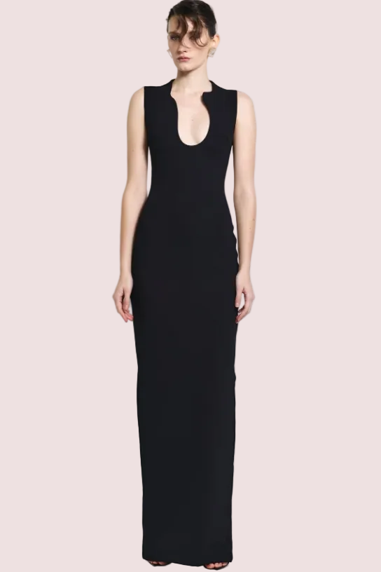 Effie Kats Bloom Midi Black Size 8,10