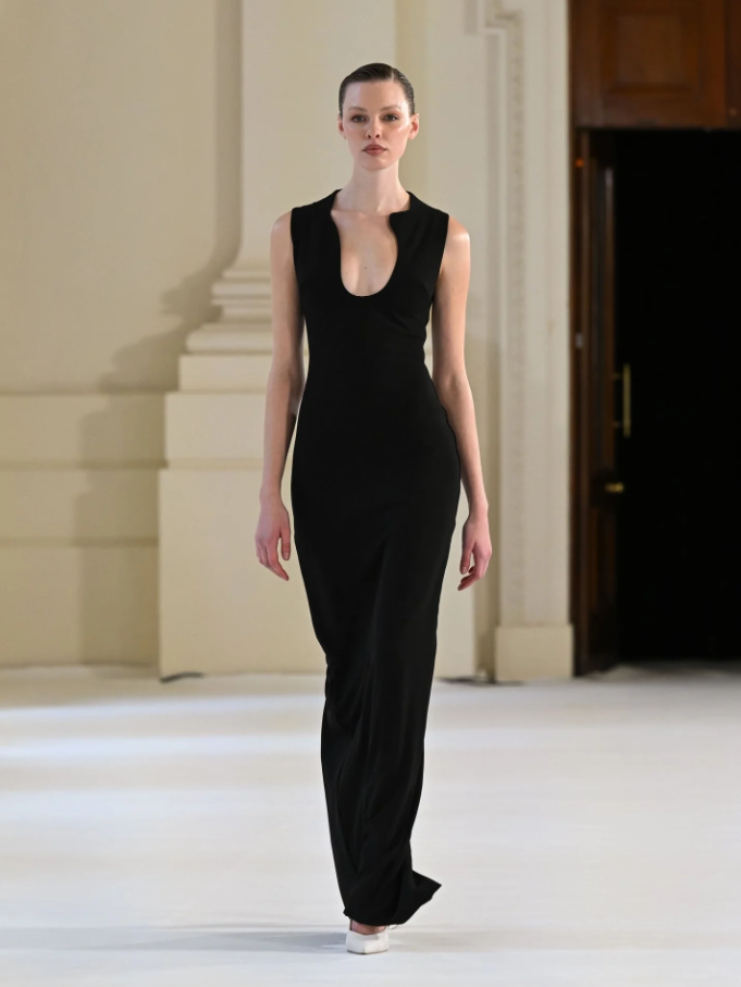 Effie Kats Bloom Midi Black Size 8,10