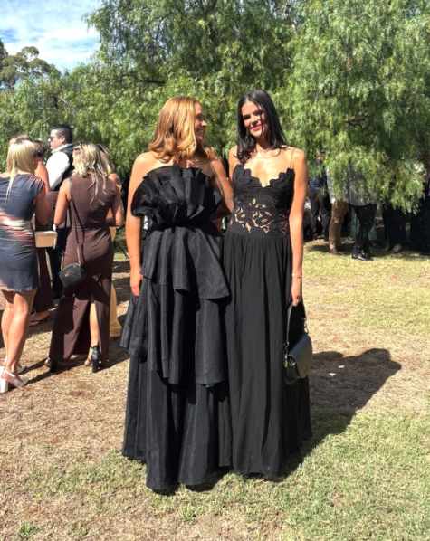 Aje Selesia Gown Black Size 8