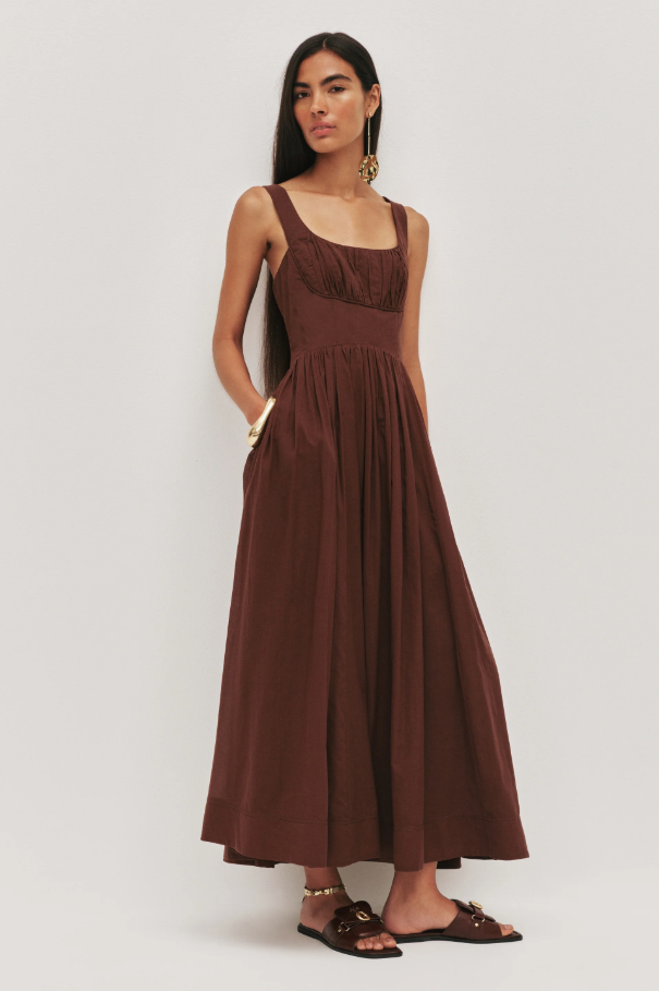 Aje Sunny Midi Dress Size 10