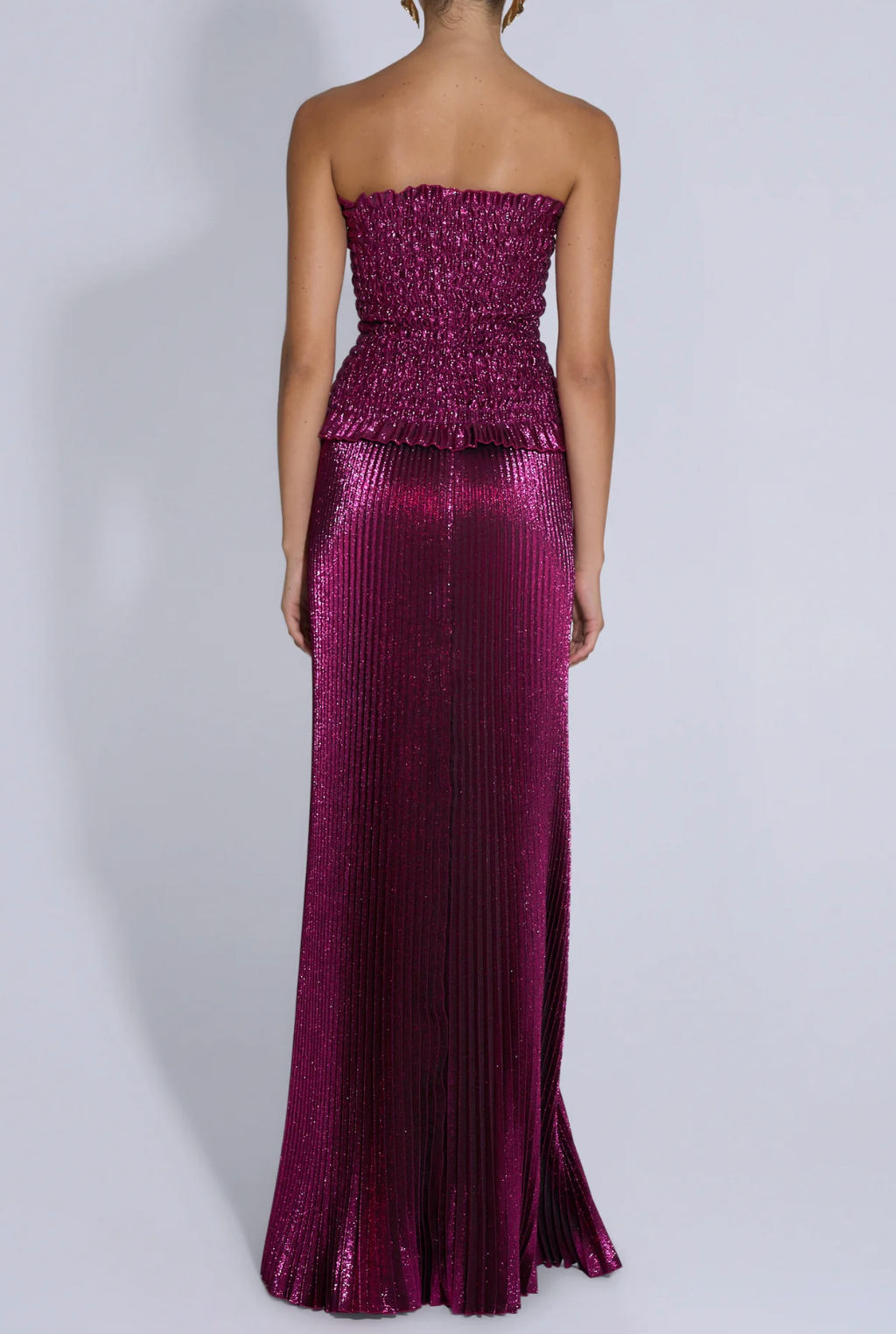 L'Idee Maya Gown Sangria Glitter Size 6,8,10,12,14