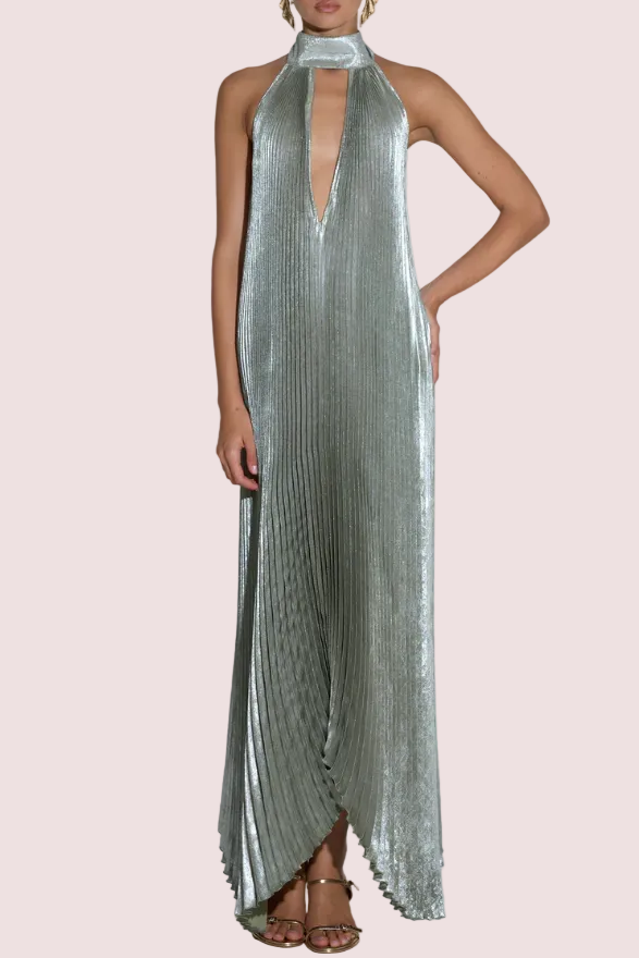 Lidee Opera Gown Sage Shimmer Size 8