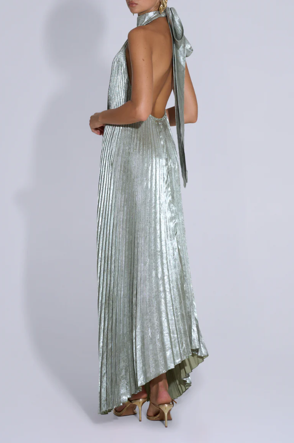 Lidee Opera Gown Sage Shimmer Size 8