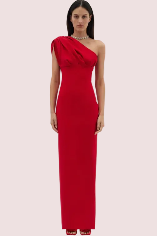 Rachel Gilbert Winnie Gown Red Size 10