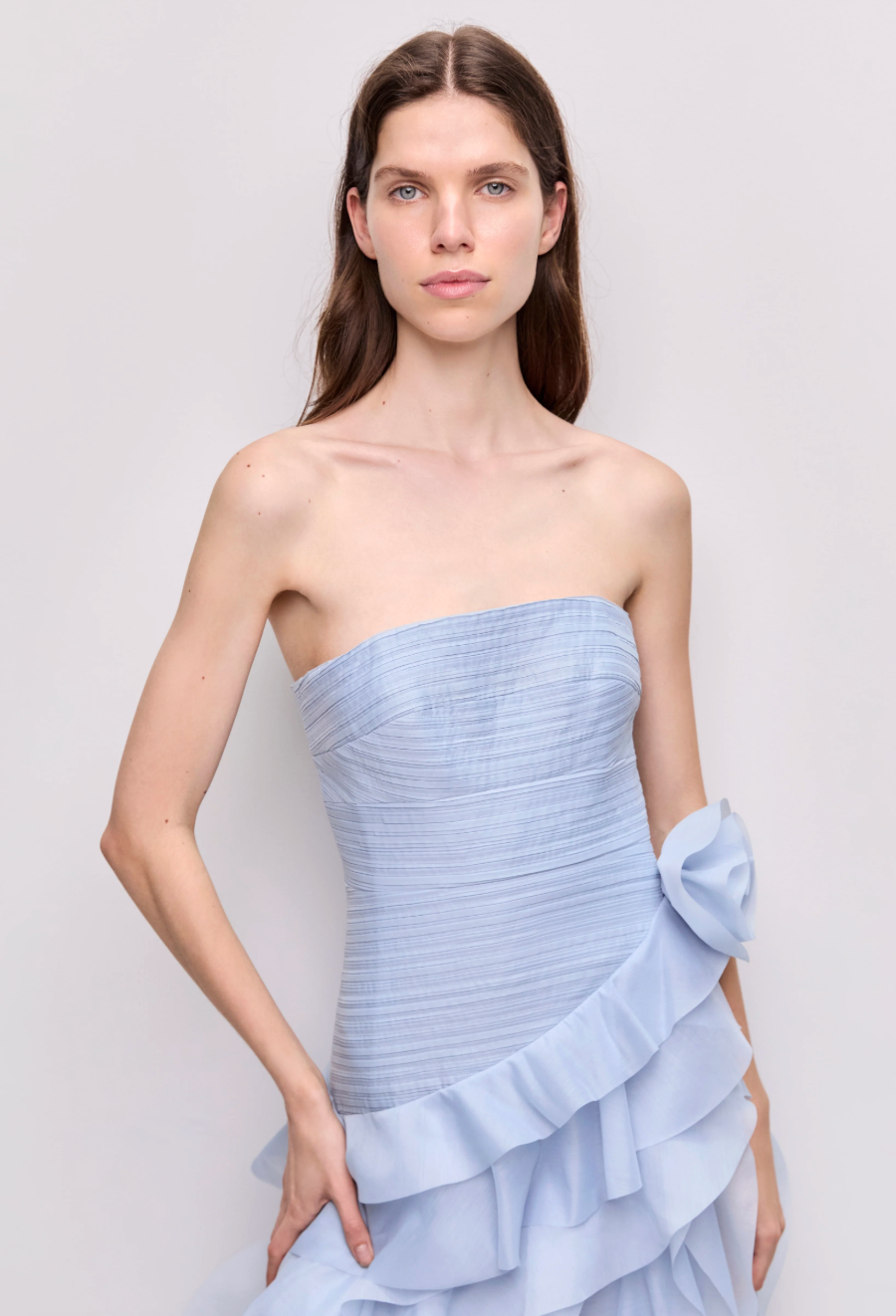 Aje Canyon Gown Blue Size 10