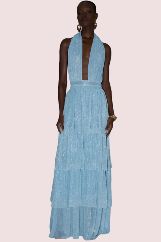 L'Idee Nammos Gown Arctic Moonlight Size 8 & 10