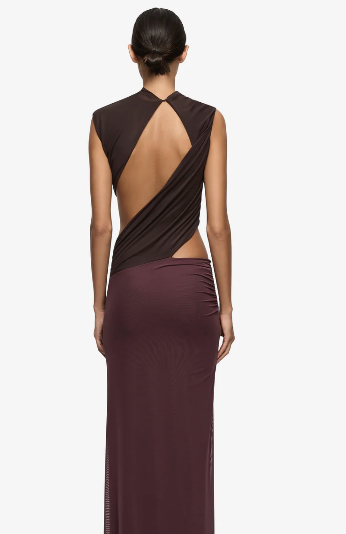 Bec & Bridge Conni Maxi Dress Brown Aubergine (8)