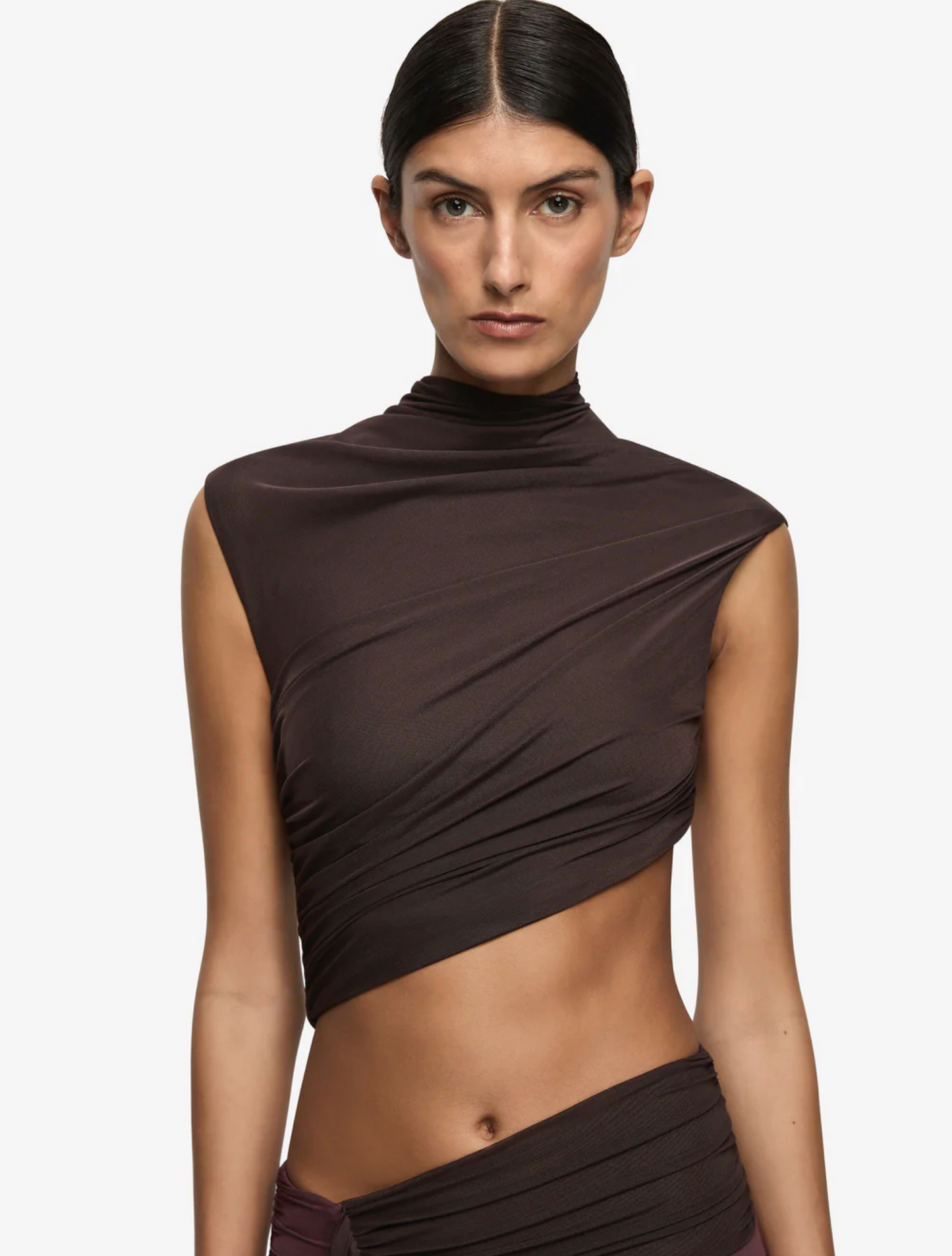 Bec & Bridge Conni Maxi Dress Brown Aubergine (8)