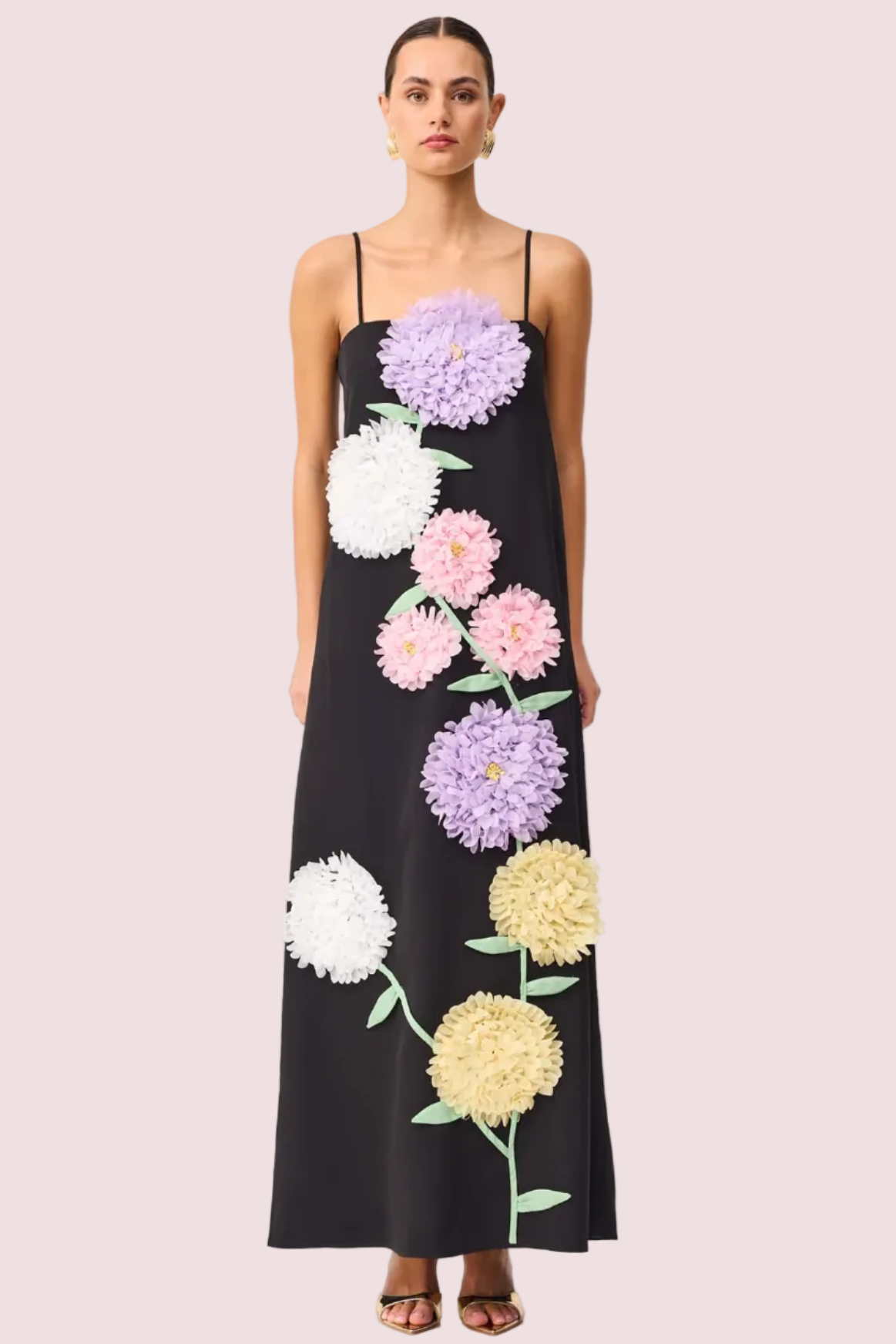 Elliatt Buttercup Maxi Dress - Black Size 8