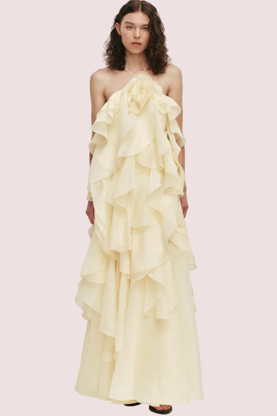 Aje Pandorea Gown - Yellow Size 10