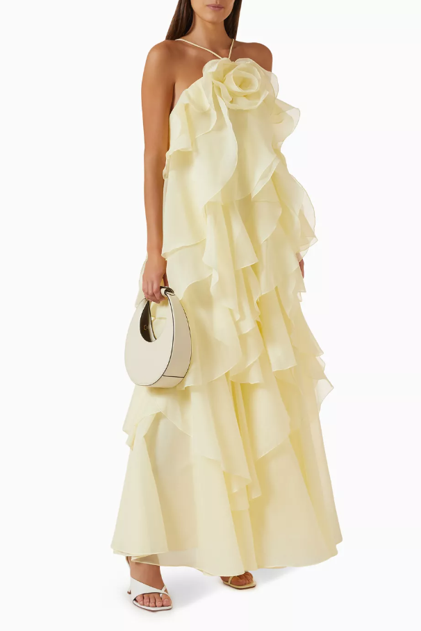 Aje Pandorea Gown - Yellow Size 10