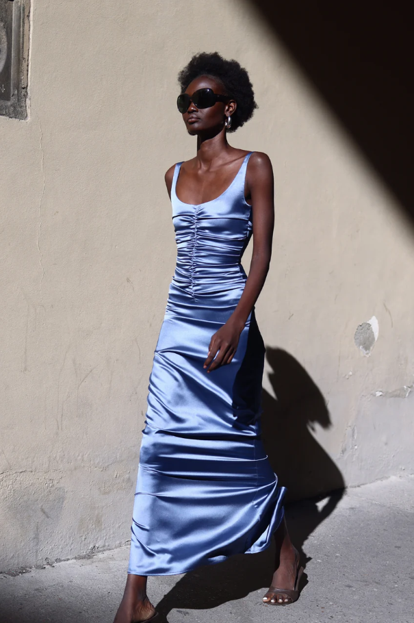 Ance Gria Atlein Gown - Blue Size 10