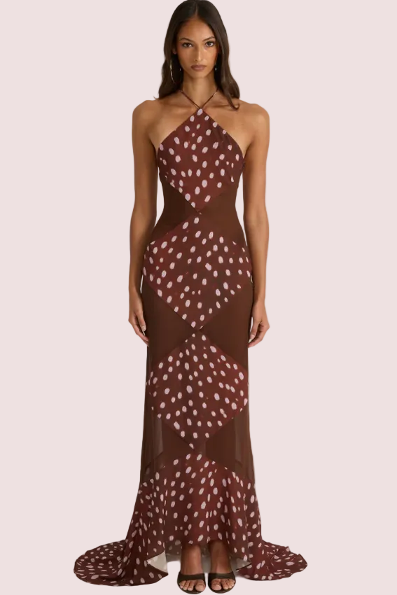 Ance Gria Delphine Gown - Deer Size 8