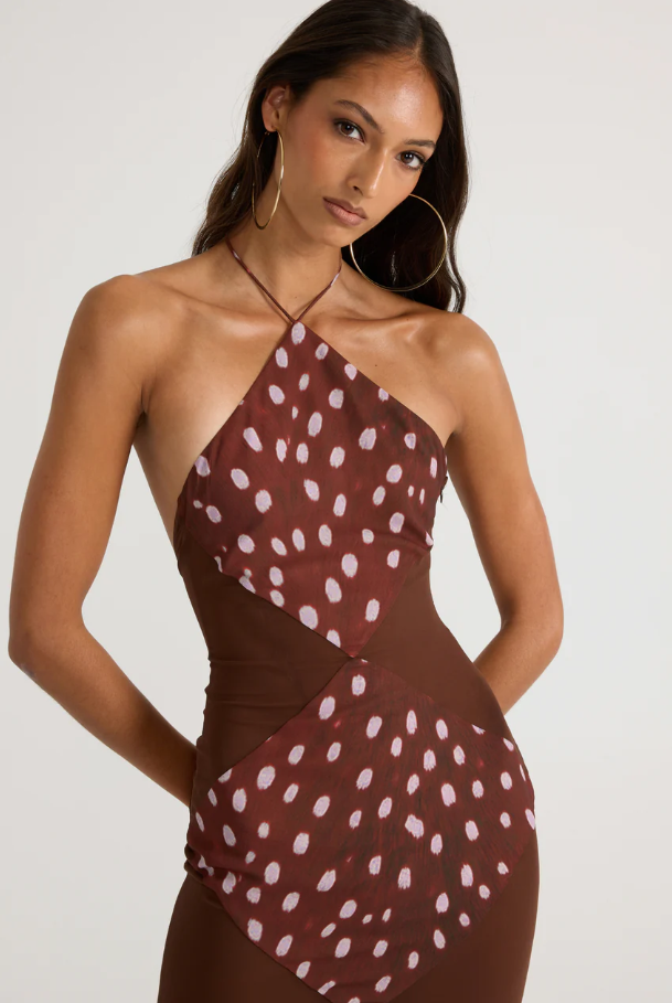 Ance Gria Delphine Gown - Deer Size 8