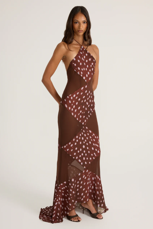 Ance Gria Delphine Gown - Deer Size 8