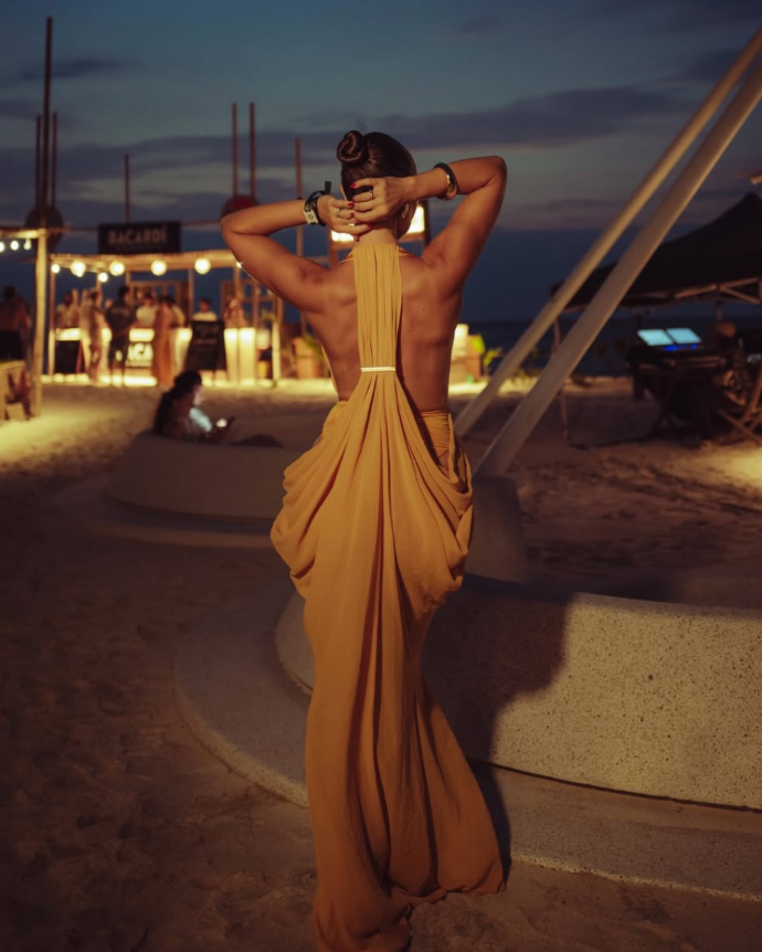 Atoir Mina Maxi Dress Yellow Size 8