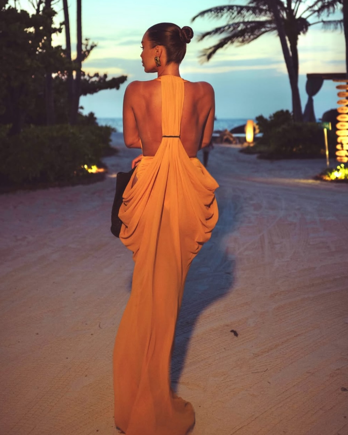 Atoir Mina Maxi Dress Yellow Size 8