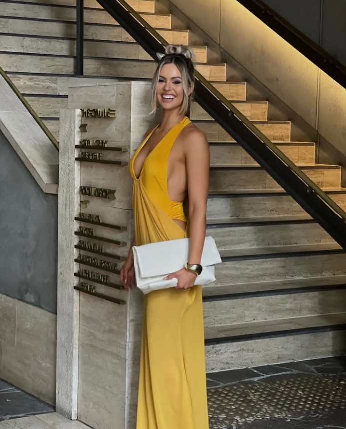 Atoir Mina Maxi Dress Yellow Size 8