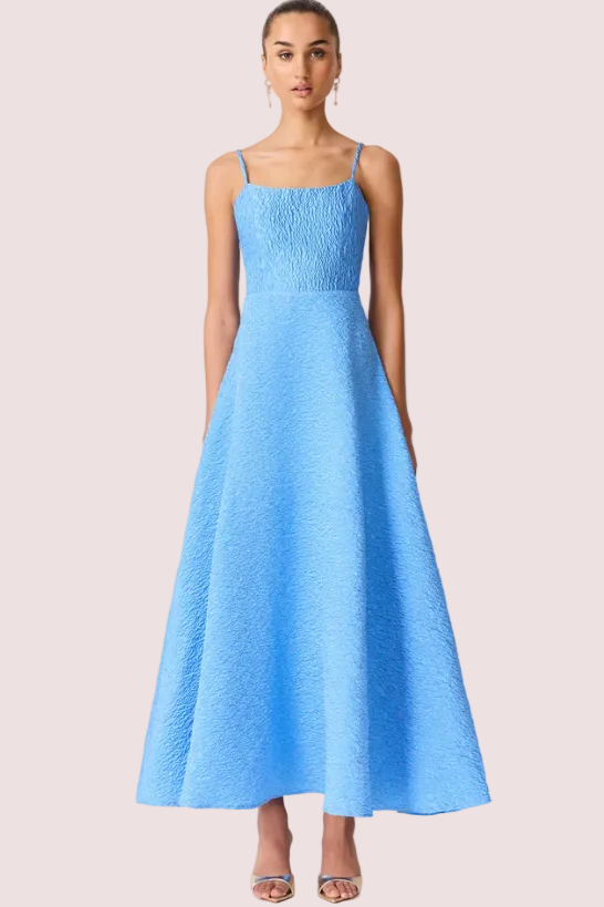 Elliatt Briallen Jacquard Gown Blue Size 10
