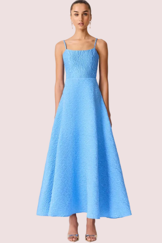 Elliatt Briallen Jacquard Gown Blue Size 10