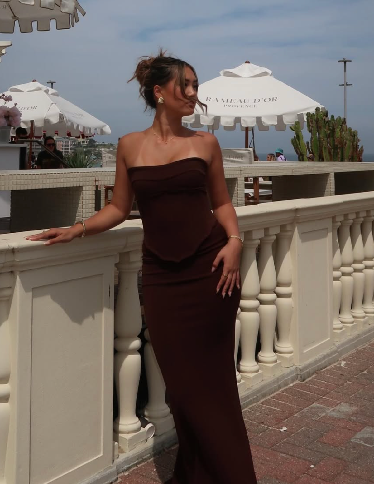 HNTR the Label Louie Gown Brown Size 10