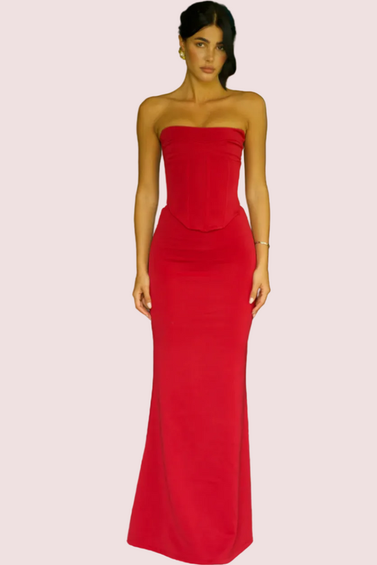 HNTR the Label Louie Gown Red Size 10