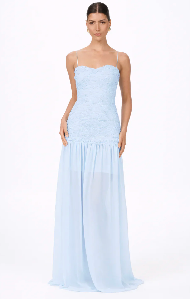 Jefrei Sei Renata Gown Blue Size 8