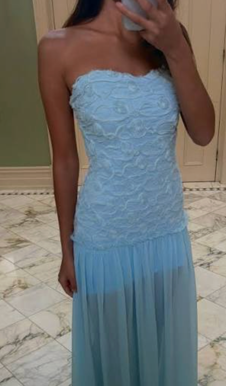Jefrei Sei Renata Gown Blue Size 8