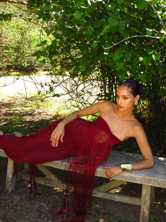 Deconduarte Venus Gown - Wine Size 10