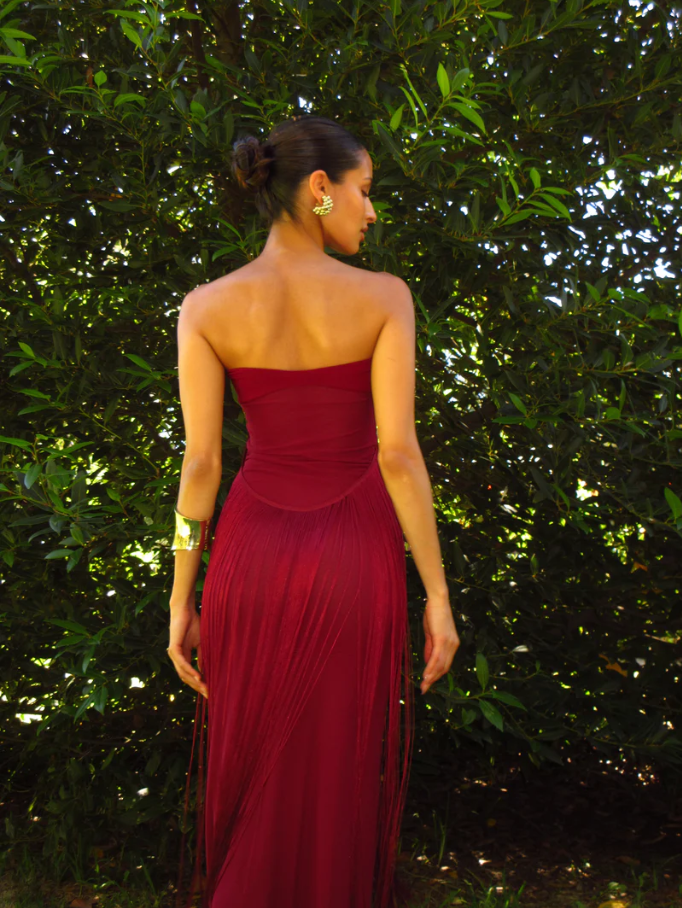 Deconduarte Venus Gown - Wine Size 10