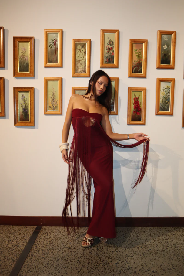 Deconduarte Venus Gown - Wine Size 10