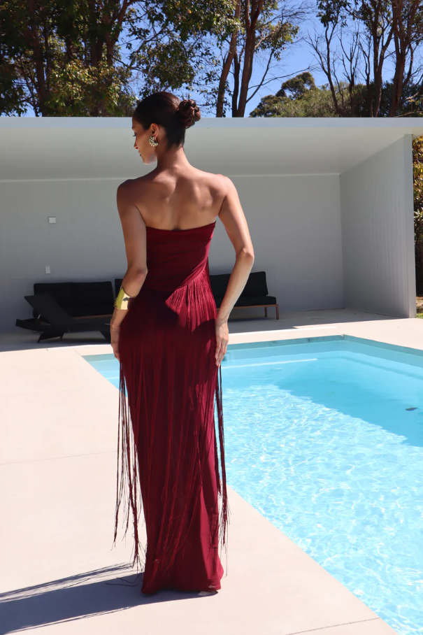 Deconduarte Venus Gown - Wine Size 10