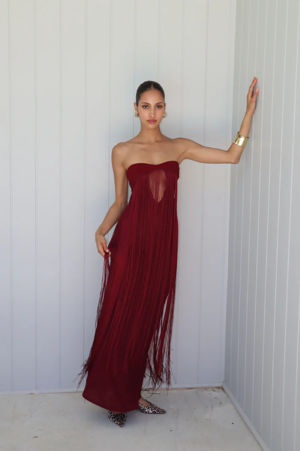 Deconduarte Venus Gown - Wine Size 10
