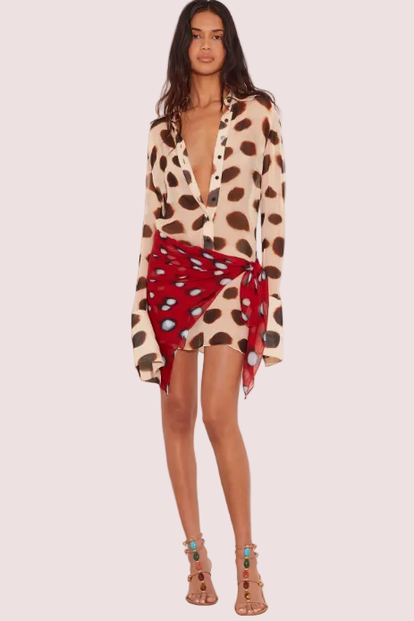 Rat & Boa Nilah Shirt Dress Size 10