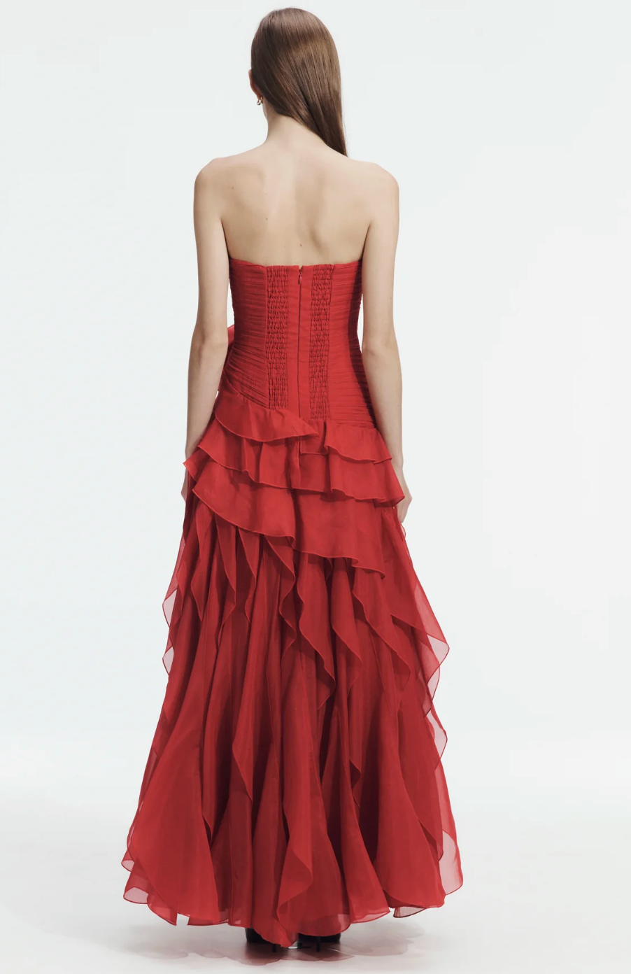 Aje Canyon Gown Red Size 8,10