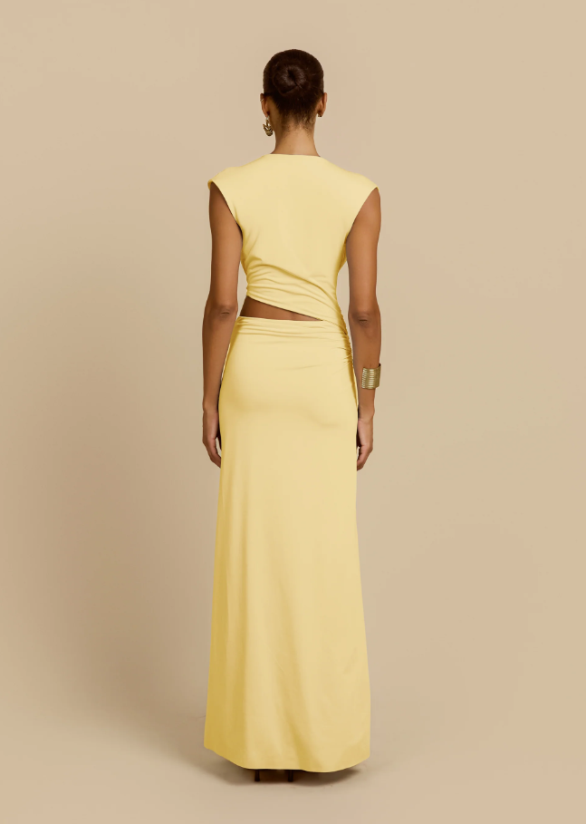 Arcina Ori Jade Dress Lemon Yellow Size 8